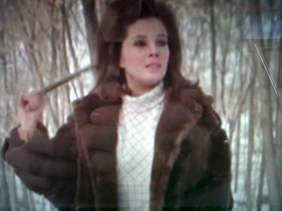 In the last scene, Welles decides to travel alone on her journey toward success. Doing so in a lush brown fur coat automatically validates this decision, no context necessary.