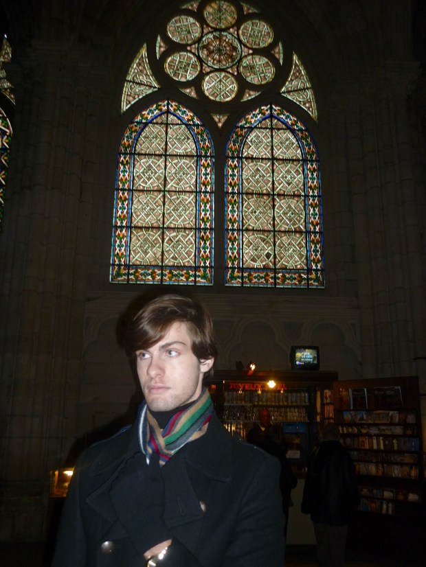 Trying to strike a pose within a sacred place proves to be quite interesting, especially to passerby.