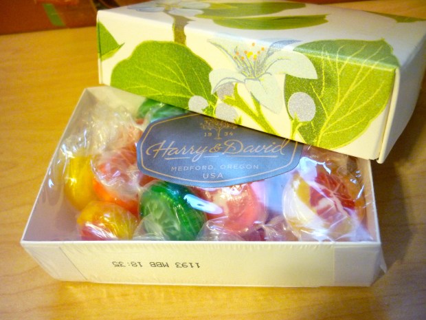 Citrus candies.