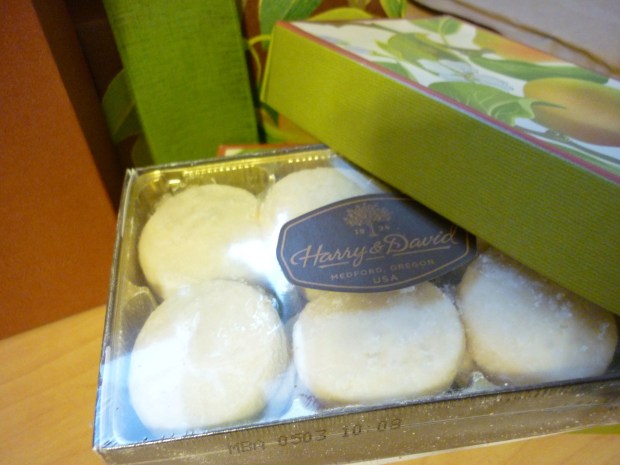 Lemon shortbread cookies.