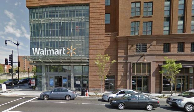 The Wal-Mart I frequent on H and First St. NW (courtesy of Google Maps)