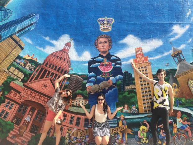 One of the murals off Guadalupe Street I walked by nearly every day during my years at UT Austin.